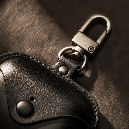 Premium Case für AirPods Pro (1 & 2) Tiefschwarz